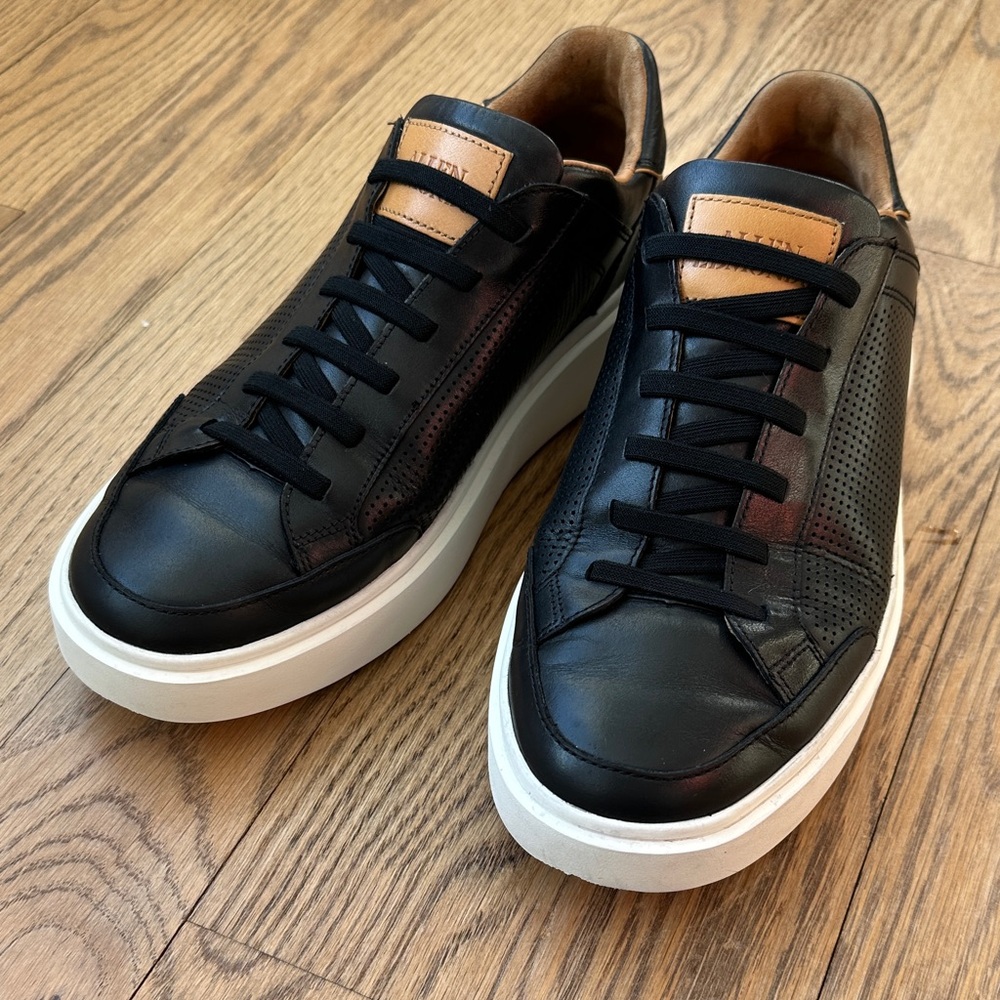 Allen Edmonds Black Sneakers – White Soles – Size 9 3E (Wide)
